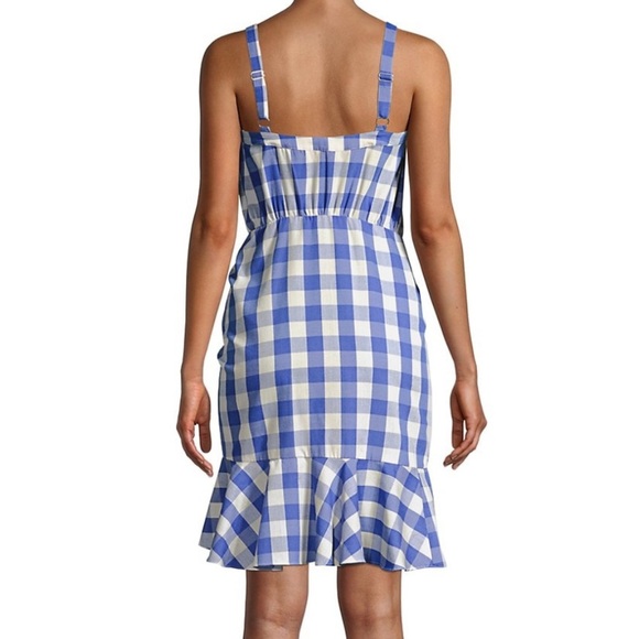 Likely Gingham Blue Mini Dress - Picture 2 of 13